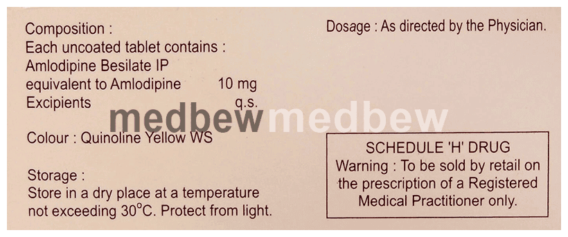 Amlokind 10mg Tablet