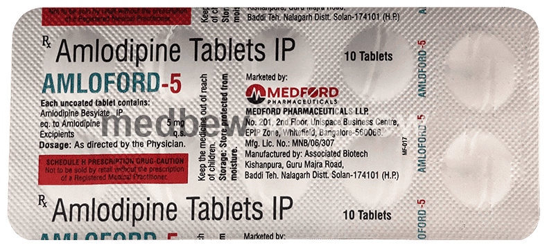 Amloford 5 Tablet