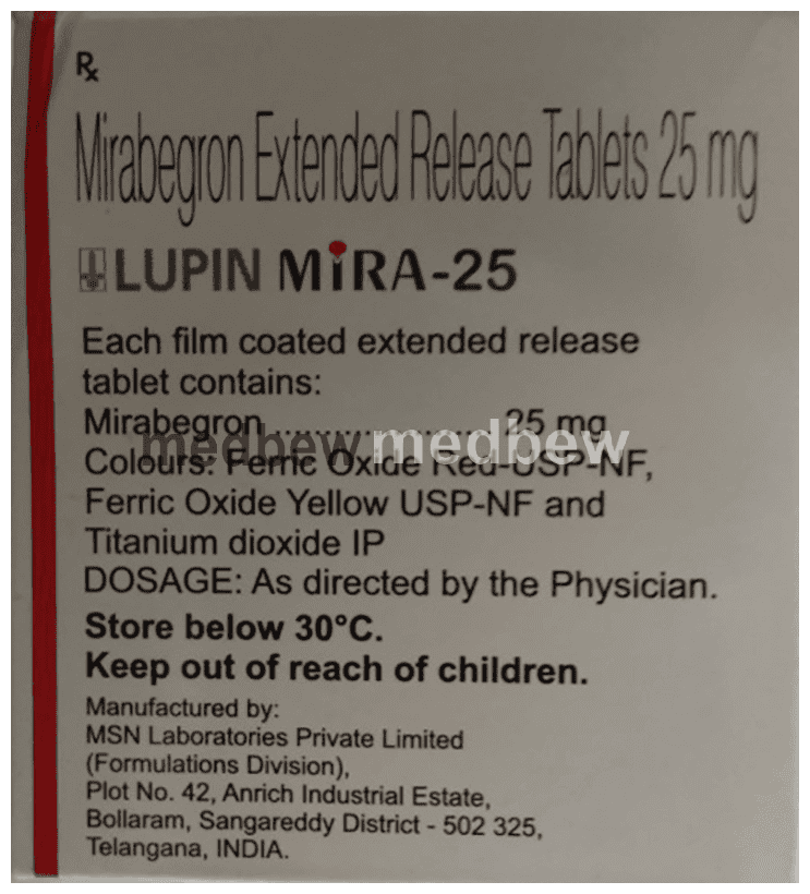 Lupin Mira 25 Tablet ER