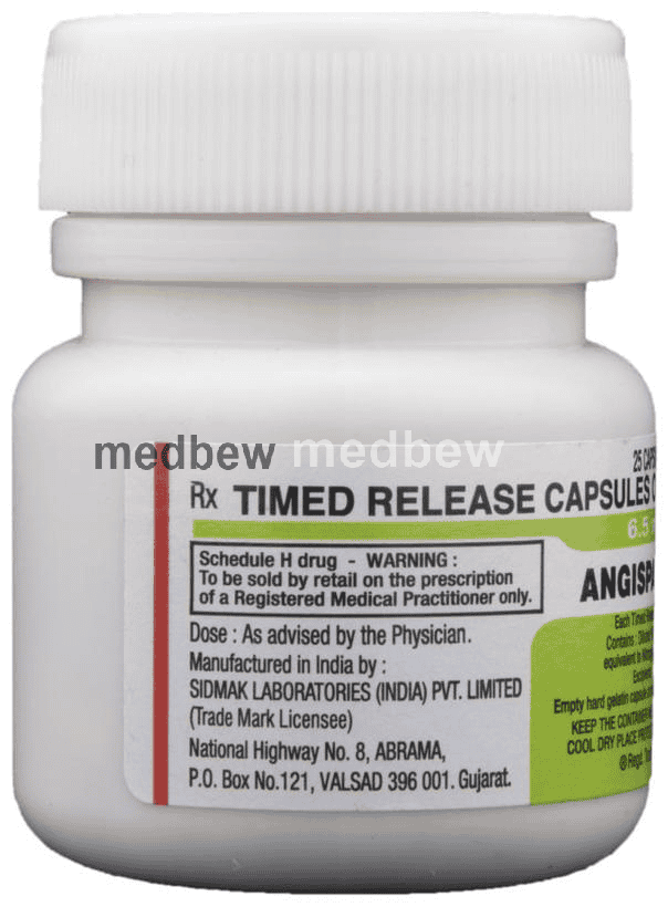 Angispan-TR 6.5mg Capsule
