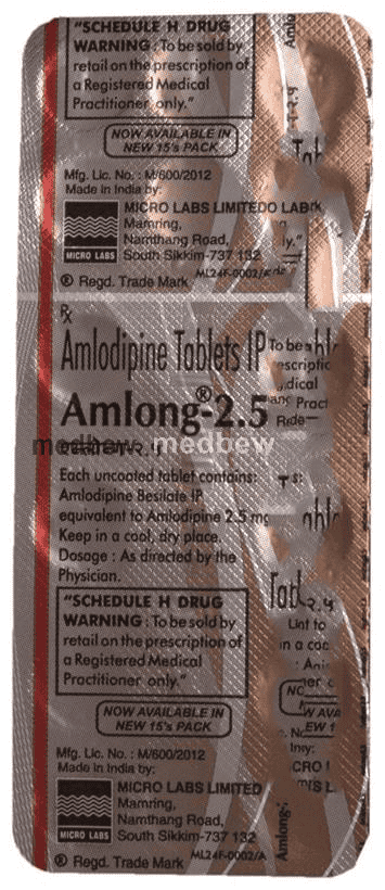 Amlong 2.5 Tablet