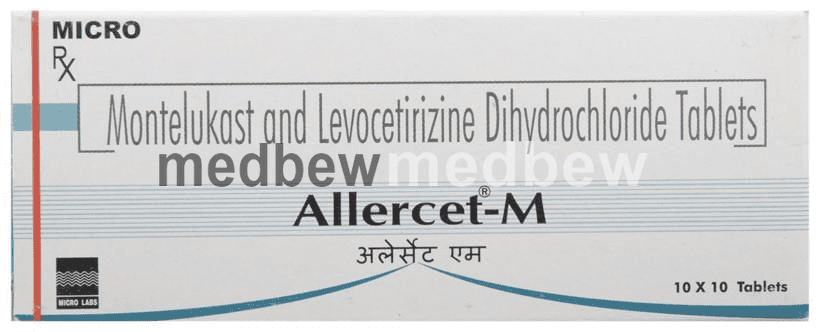 Allercef Allercet-M Tablet | Price, Uses & Fast Delivery Jamshedpur