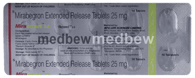 Mirasmart 25 Tablet ER