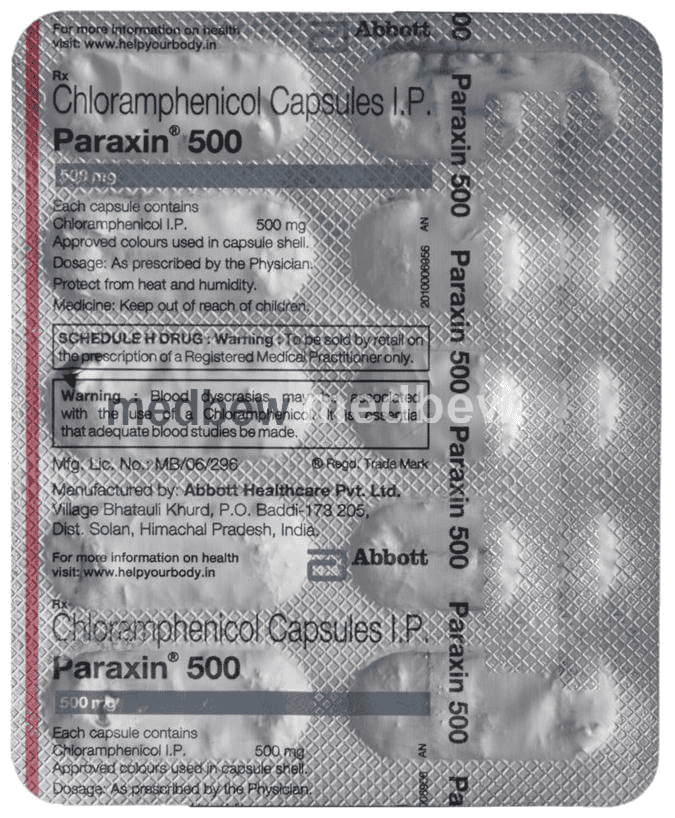 Paraxin 500 Capsule