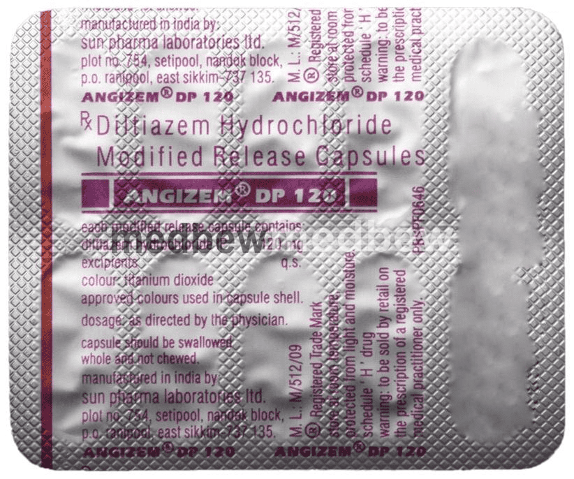 Angizem DP 120 Capsule MR