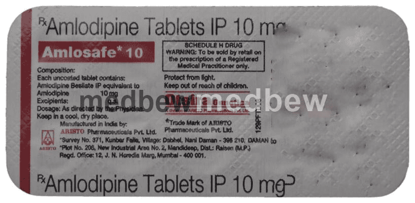 Amlosafe 10 Tablet