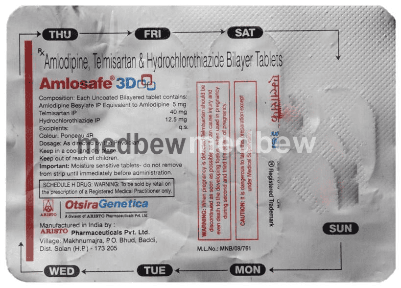 Amlosafe 3D Tablet