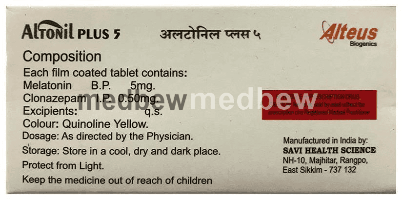 Altonil Plus 5 Tablet