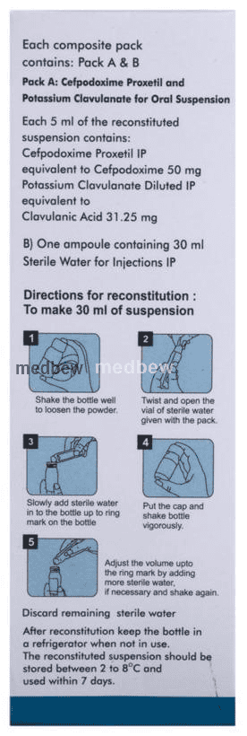 Microcef 50 Microcef-CV 50 Dry Syrup | Price, Uses & Fast Delivery Jamshedpur