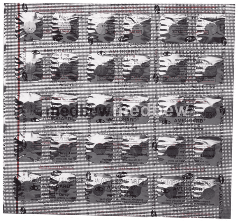 Amlogard 5mg Tablet