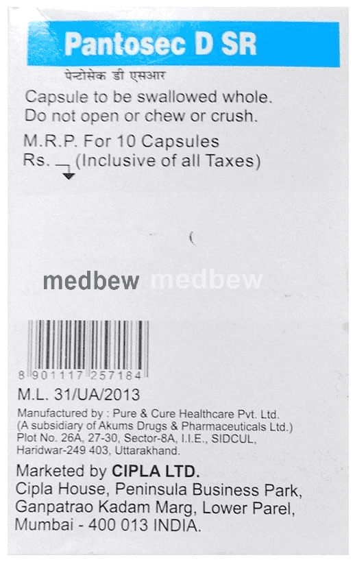 Pantosec D SR Capsule