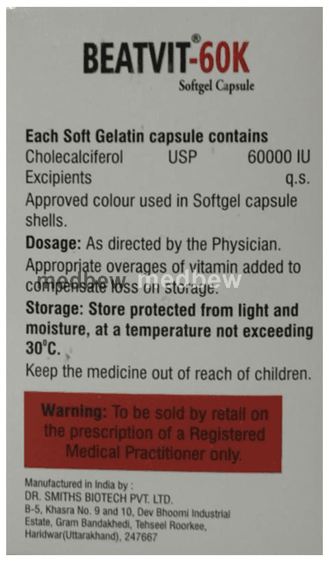 Beatvit 60K Softgel Capsule