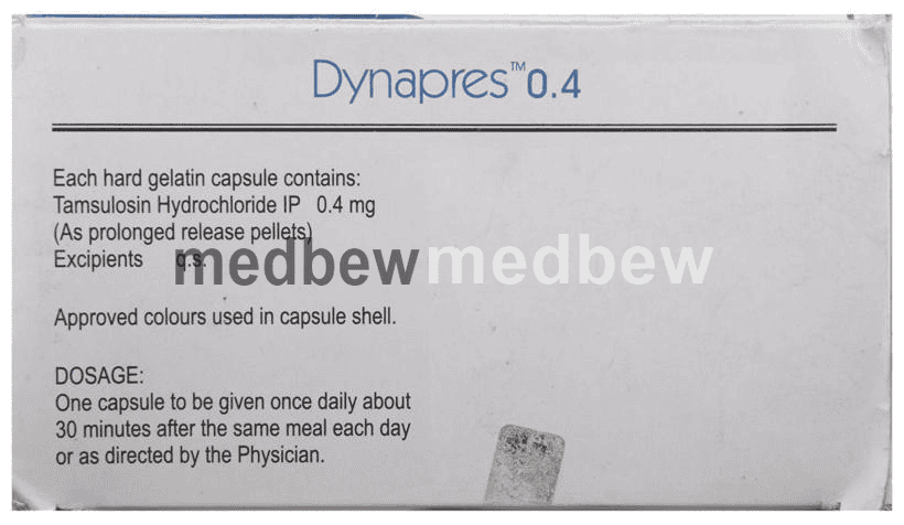 Dynapres 0.4 Capsule PR