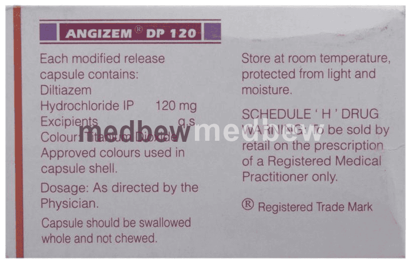 Angizem DP 120 Capsule MR