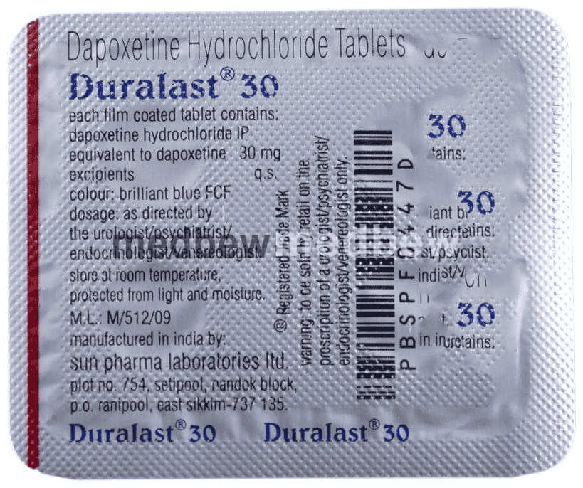 Duralast 30 Tablet