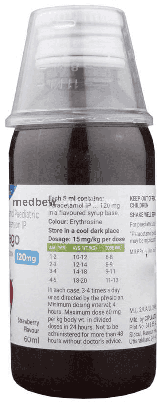 Fevago Fevago 120mg Suspension Oral Suspension Strawberry | Price, Uses & Fast ...