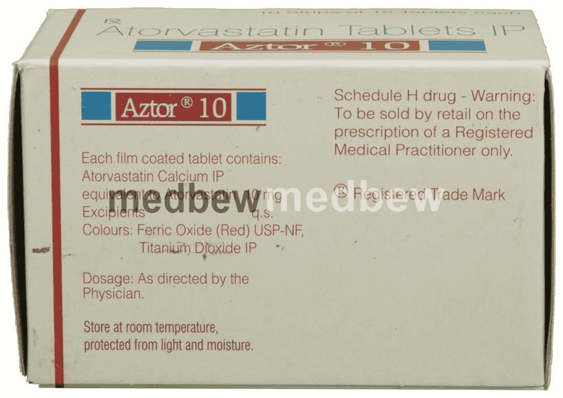 Aztor 10 Tablet | Price, Uses & Fast Delivery Jamshedpur