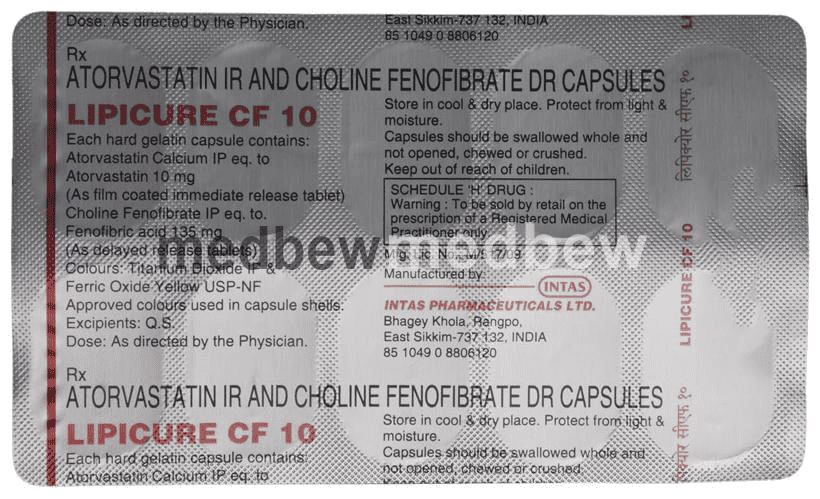 Lipicure CF 10 Capsule IR