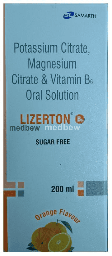 Lizerton B6 Oral Solution Orange Sugar Free