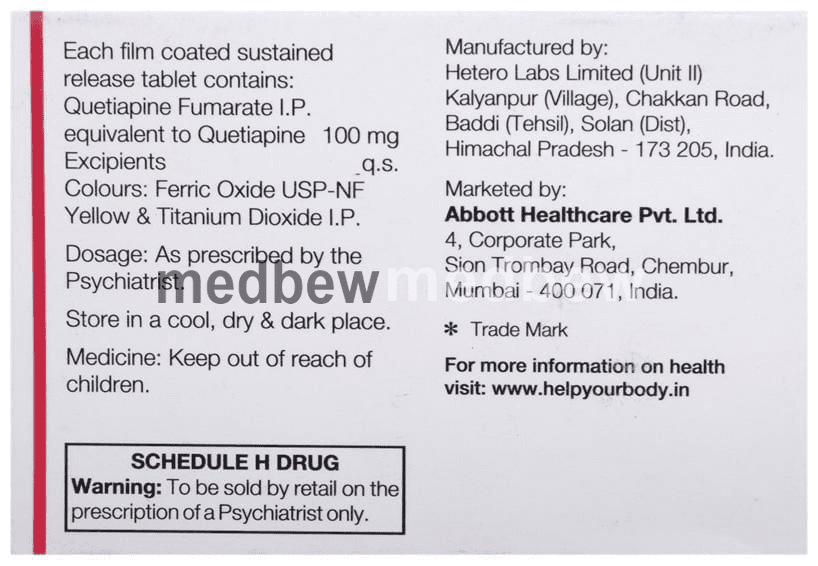 Adequet SR 100 Tablet