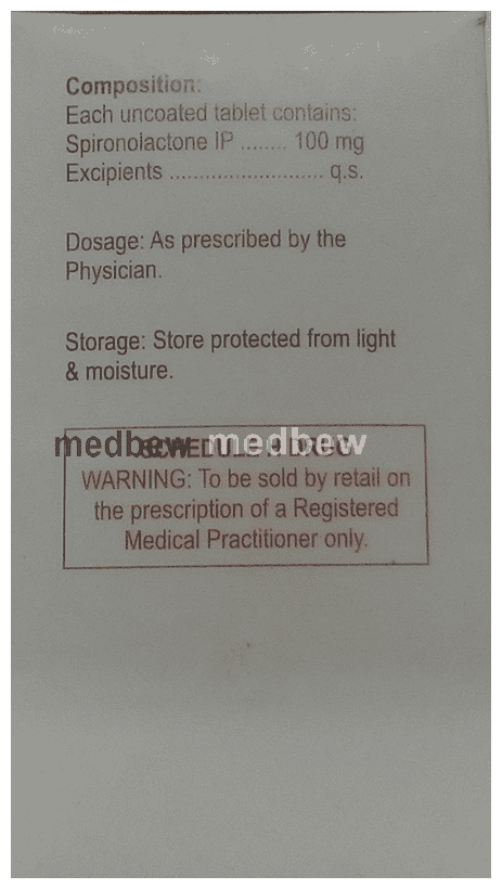 Aldactone 100 Tablet