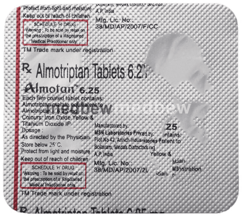 Almotan 6.25 Tablet