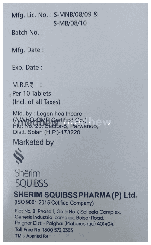 Cefibb 500 DT Tablet