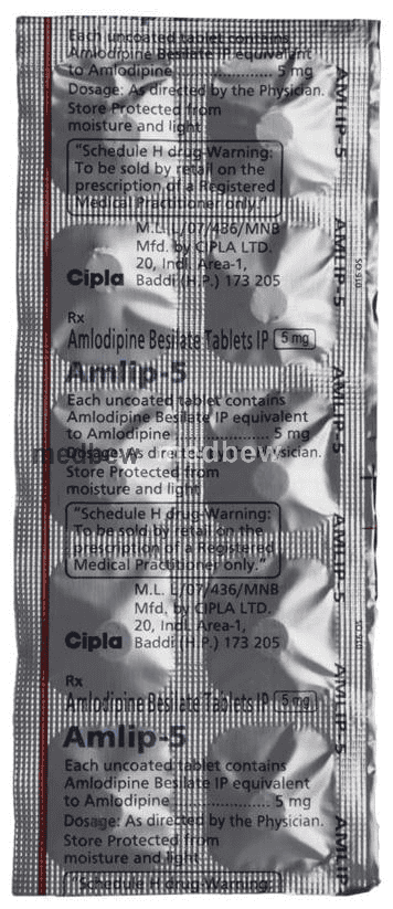Amlip 5 Tablet