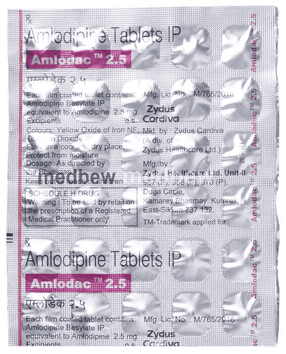 Amlodac 2.5 Tablet