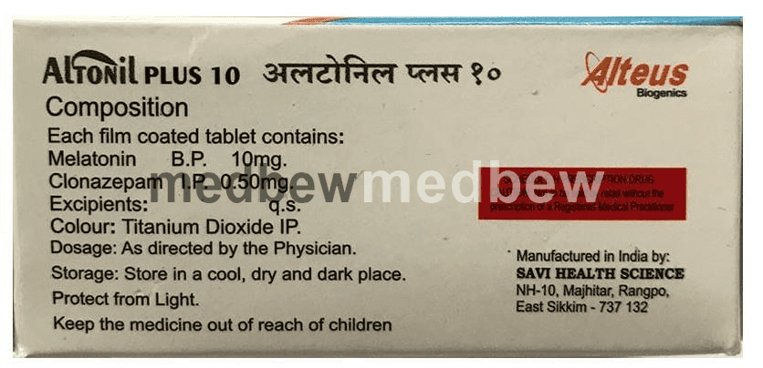 Altonil Plus 10 Tablet