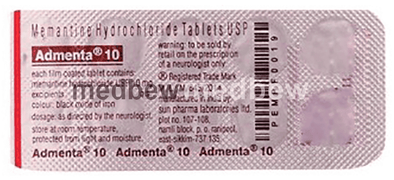 ADMENTA 10 MG TABLET MD