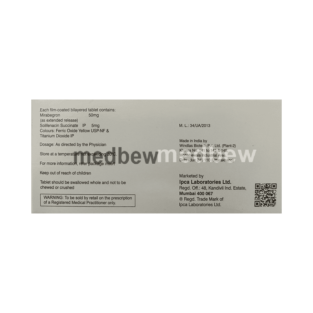 Mirbeg-S 50 Tablet ER