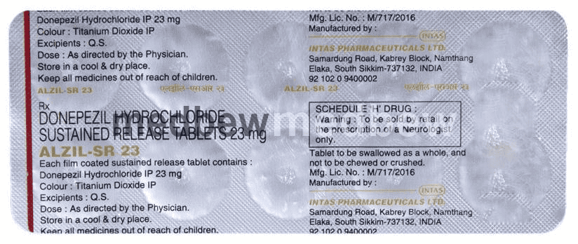 Alzil-SR 23 Tablet