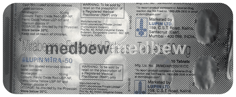 Lupin Mira 50 Tablet ER